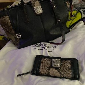 Brighton bag and matching wallet/crossbody  EUC